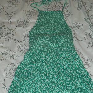 American eagle Floral Green Dress💚